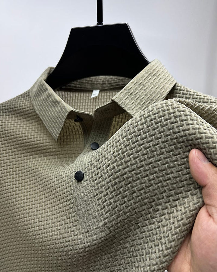 Roland | Elegantes Struktur-Poloshirt