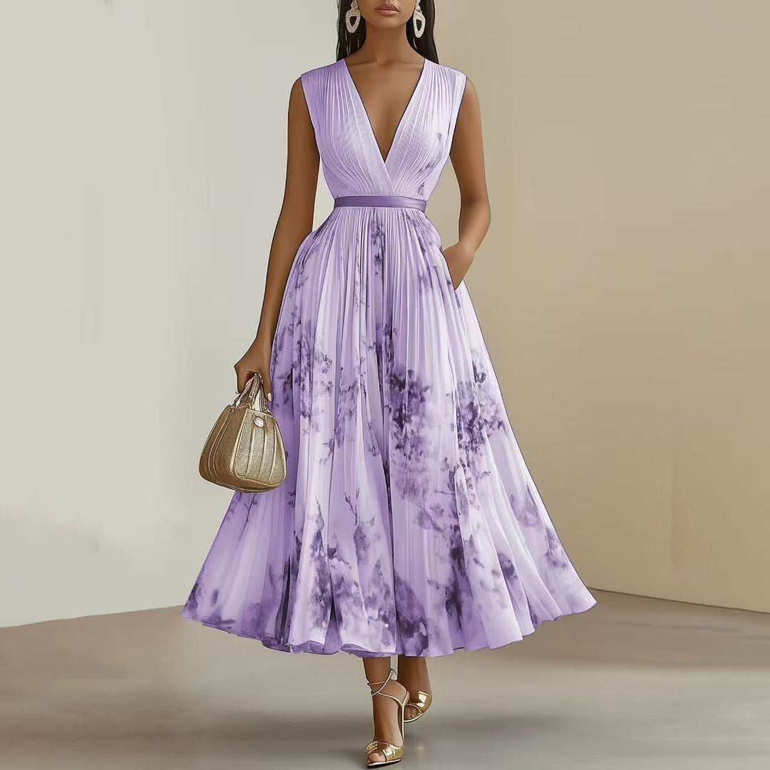 Carlotta | Elegantes Plisseekleid