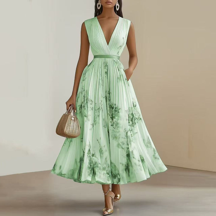 Carlotta | Elegantes Plisseekleid