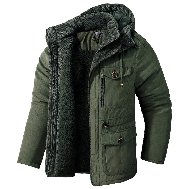 Volkmar | Warmer Winterparka mit Kapuze