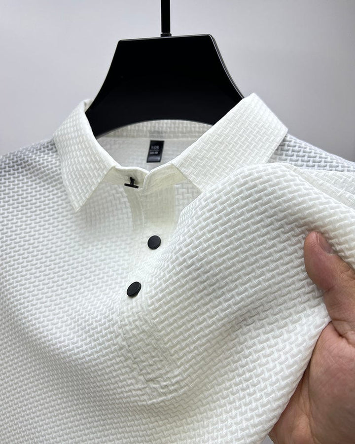 Roland | Elegantes Struktur-Poloshirt