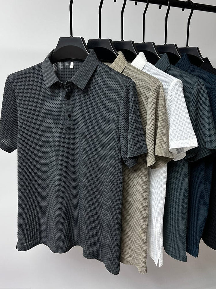 Roland | Elegantes Struktur-Poloshirt