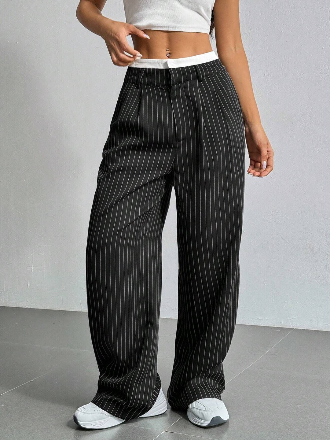 Rosalinde | Elegante Nadelstreifen-Hose