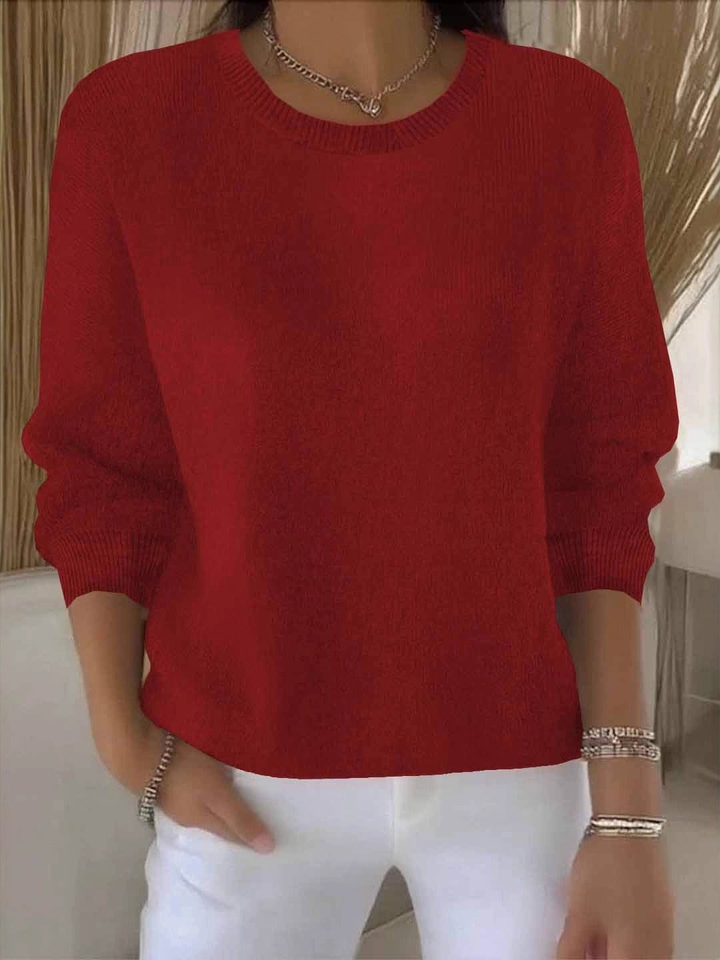 Traudel | Weicher Rundhals-Pullover