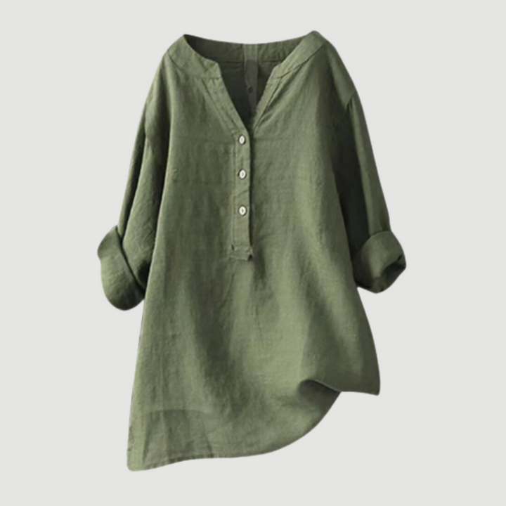 Selma | Feminine Bluse mit V-Ausschnitt