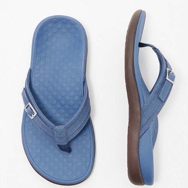 Theresia | Bequeme Zehensteg-Sandalen mit Fußbett