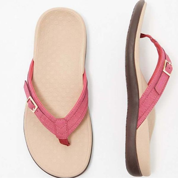 Theresia | Bequeme Zehensteg-Sandalen mit Fußbett