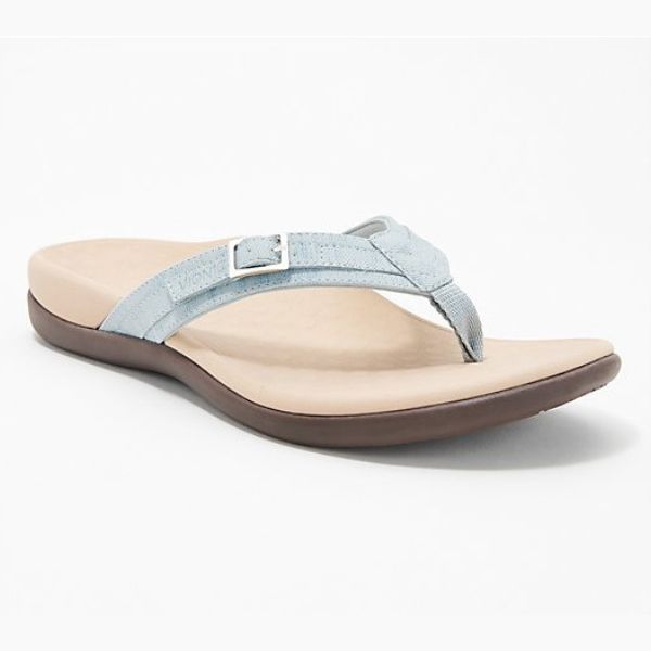 Theresia | Bequeme Zehensteg-Sandalen mit Fußbett