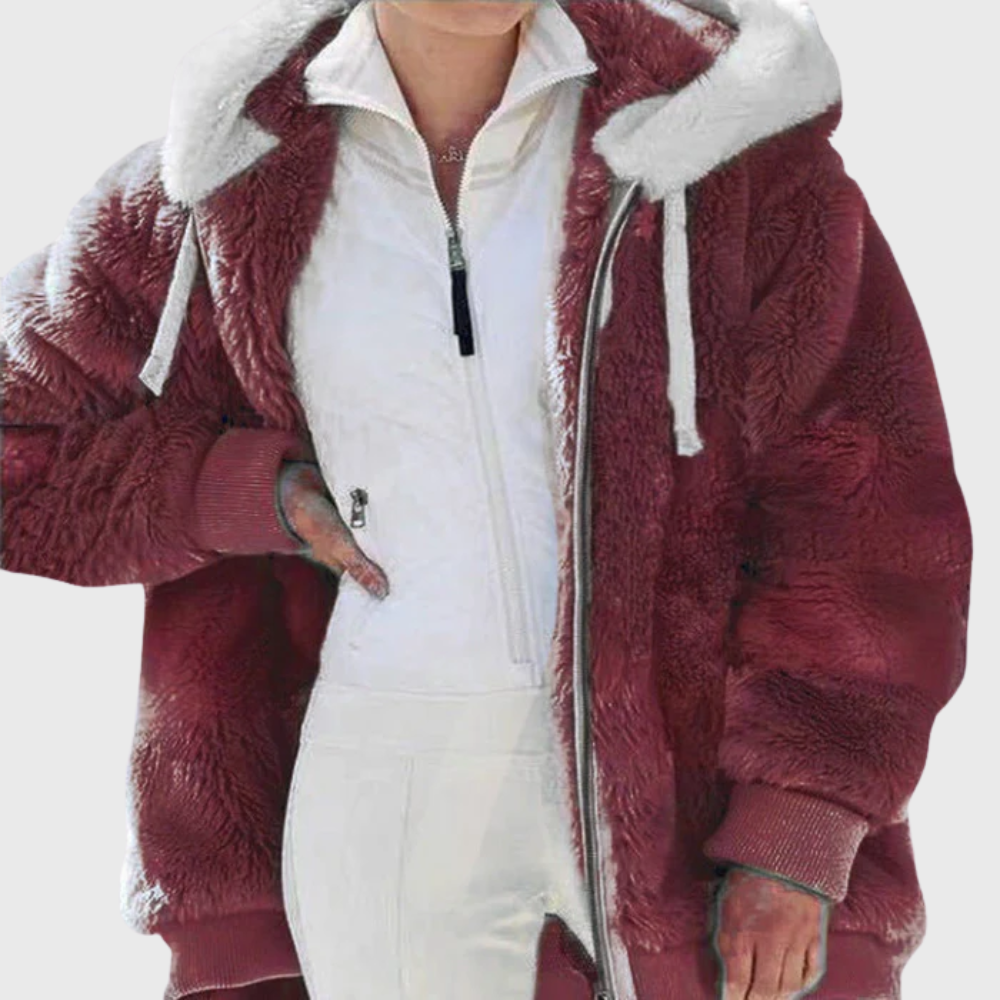 Kerstin | Kuschelige Kapuzenjacke