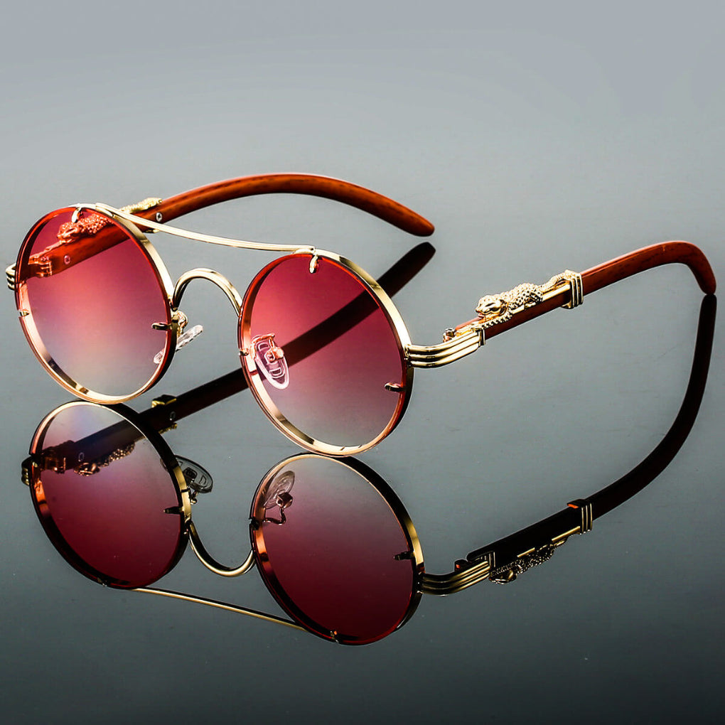 Oskar | Elegante Runde Sonnenbrille im Retro-Stil