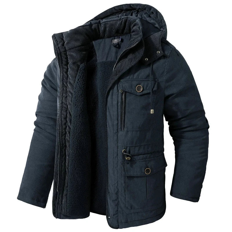 Volkmar | Warmer Winterparka mit Kapuze