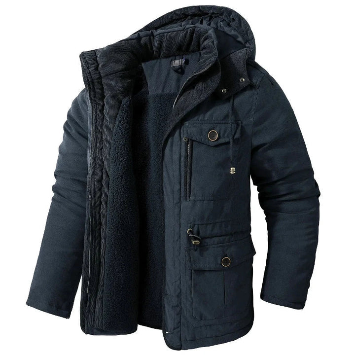 Volkmar | Warmer Winterparka mit Kapuze