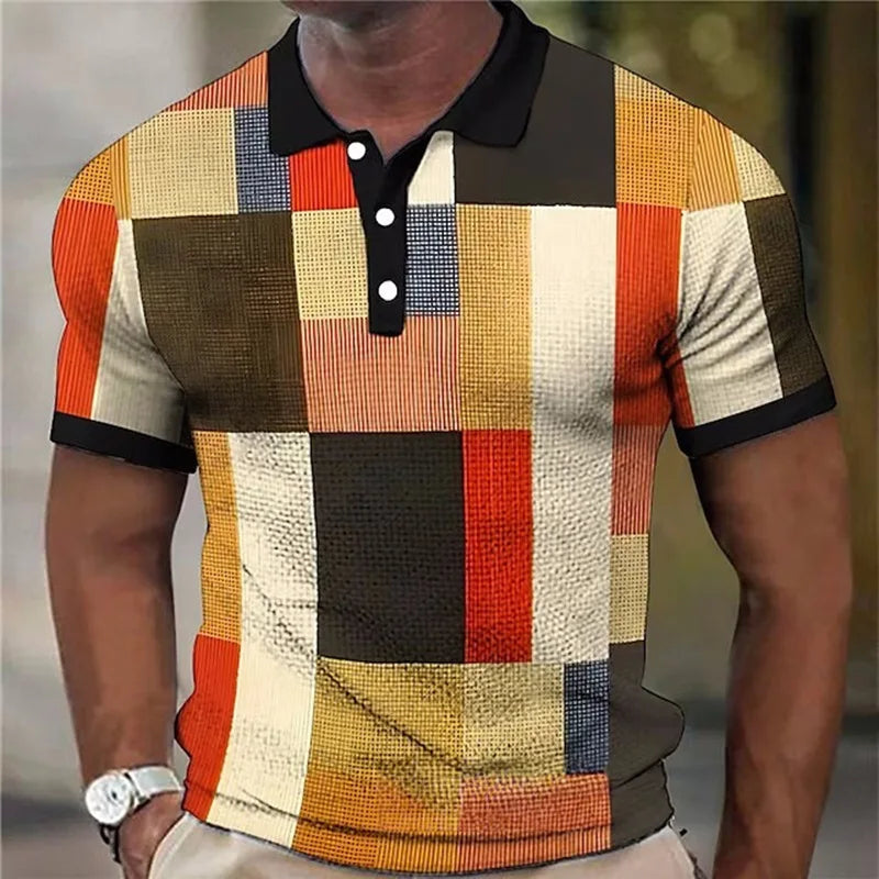 Emil | Kunstvoll gemustertes Poloshirt