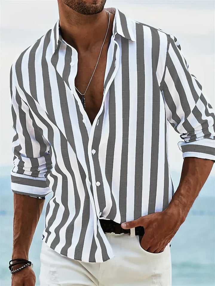 Reinald | Sommerliches Streifenhemd in Relaxed-Fit
