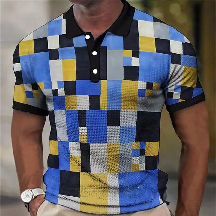 Emil | Kunstvoll gemustertes Poloshirt