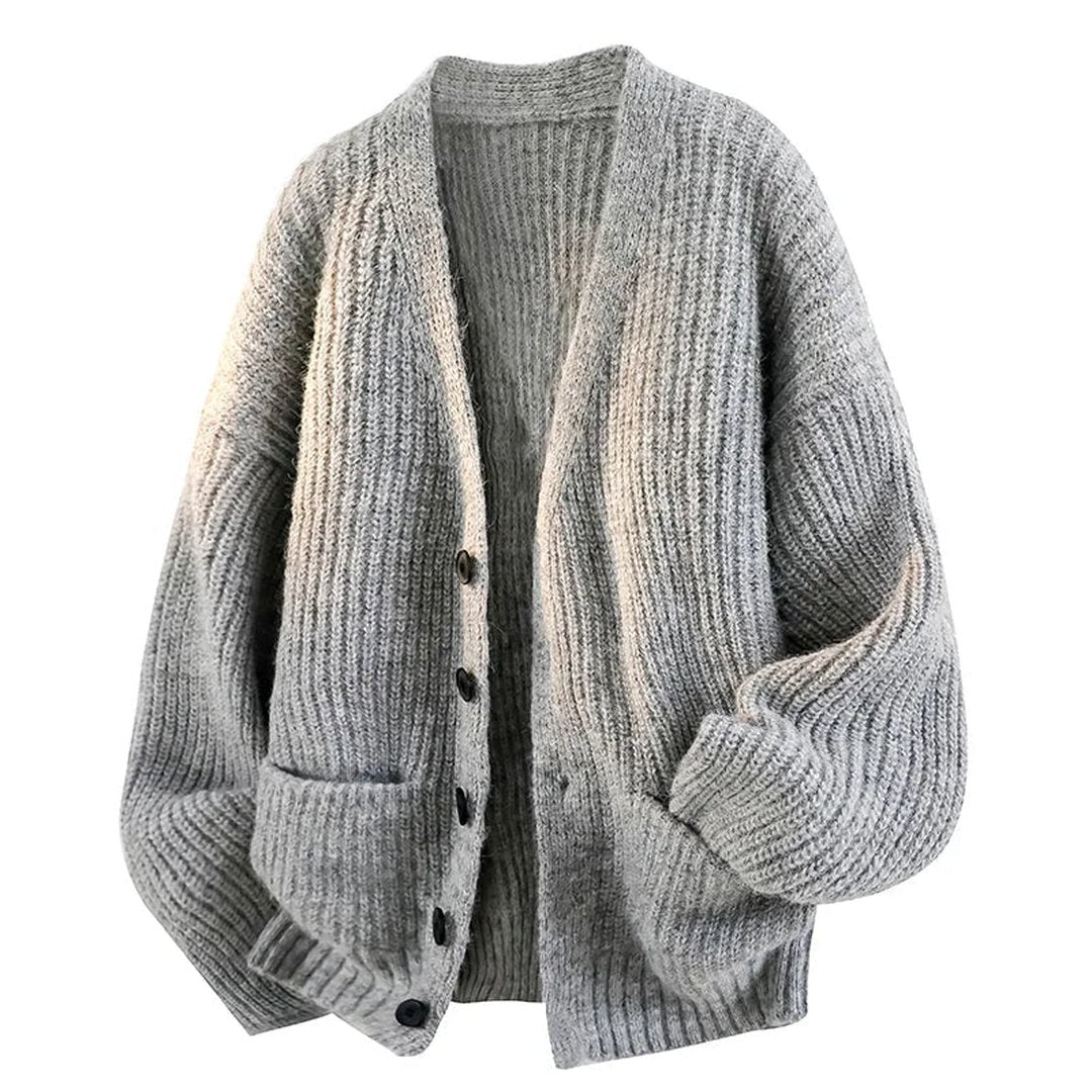 Barbara | Lässige Strickjacke mit V-Ausschnitt