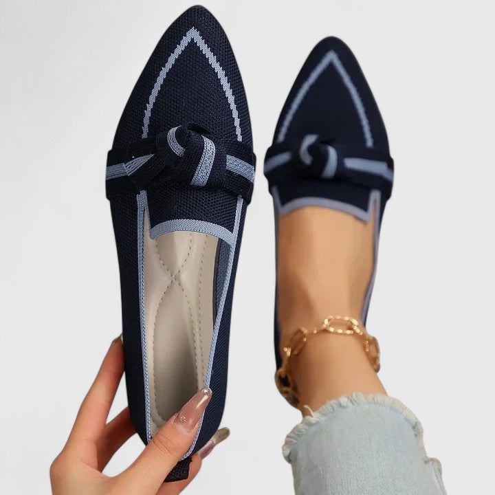 Sieglinde | Elegante Schleifen-Ballerinas