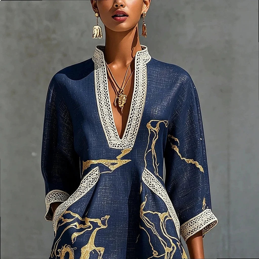 Anja | Elegantes Tunika-Minikleid