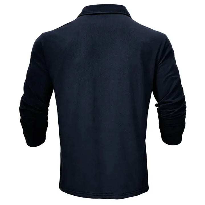 Benedikt | Klassisches Langarm-Poloshirt