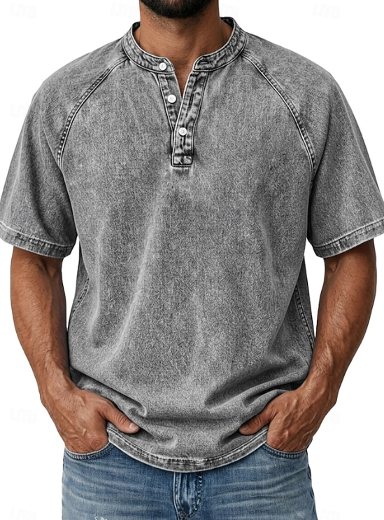Gunter | Klassisches Vintage-Henley