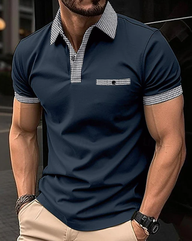 Werner | Elegantes Poloshirt mit Kontrastkragen