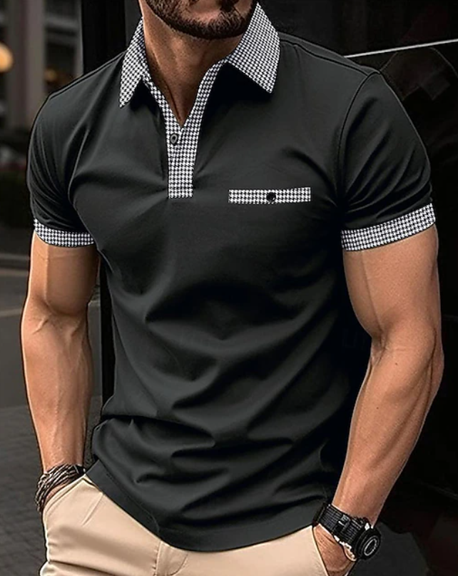 Werner | Elegantes Poloshirt mit Kontrastkragen