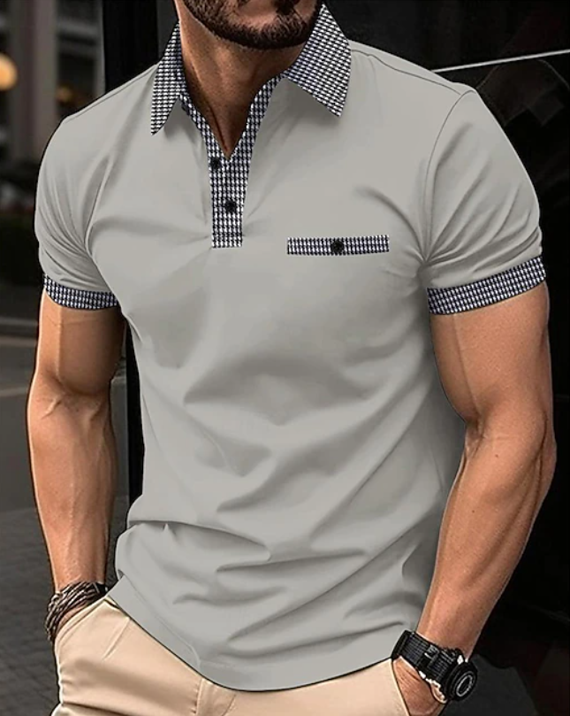 Werner | Elegantes Poloshirt mit Kontrastkragen