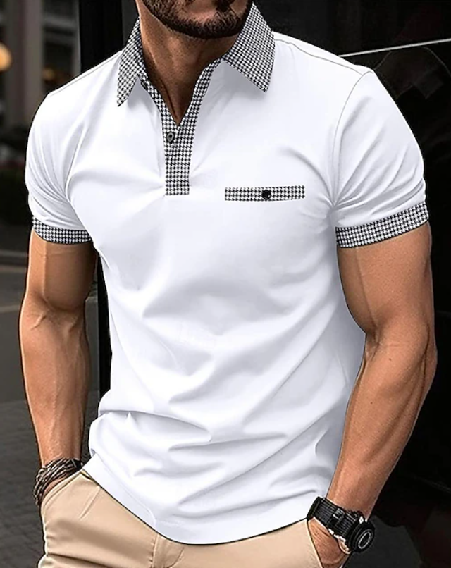 Werner | Elegantes Poloshirt mit Kontrastkragen