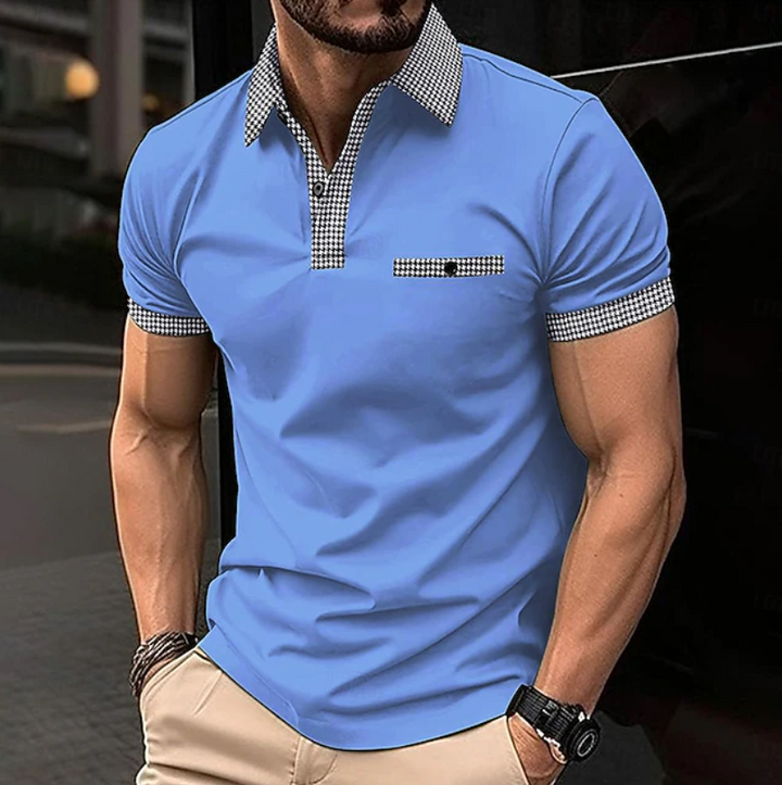 Werner | Elegantes Poloshirt mit Kontrastkragen