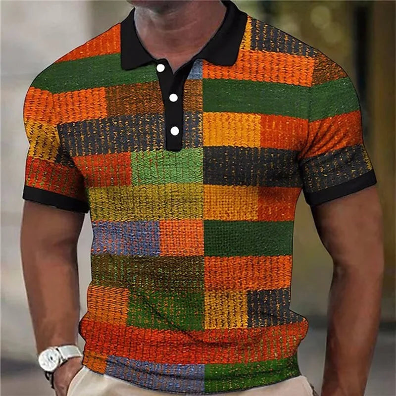 Emil | Kunstvoll gemustertes Poloshirt