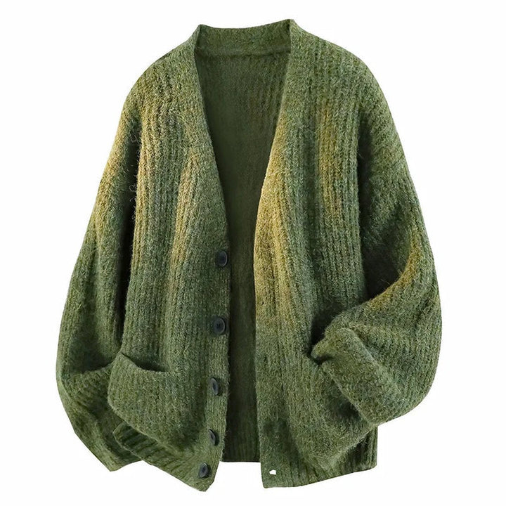 Barbara | Lässige Strickjacke mit V-Ausschnitt