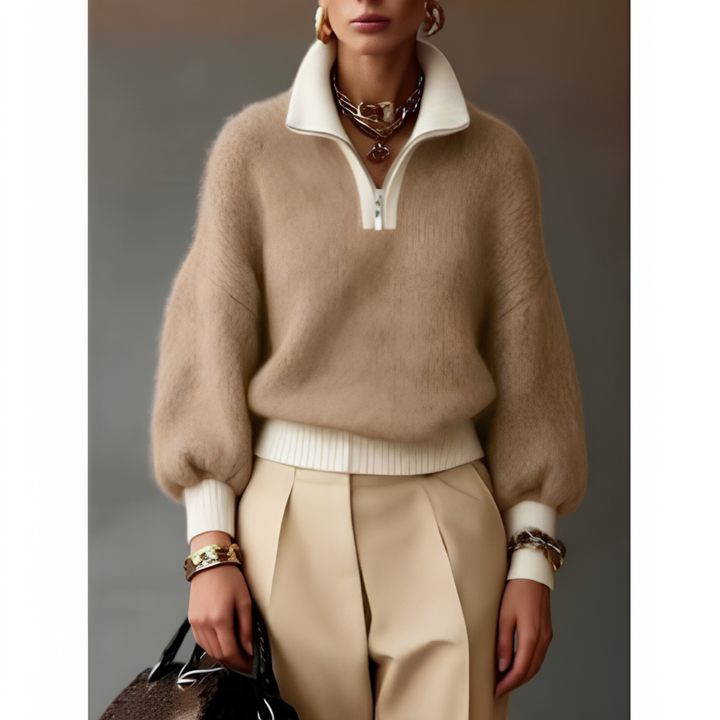 Freya | Kuscheliger Troyer-Pullover