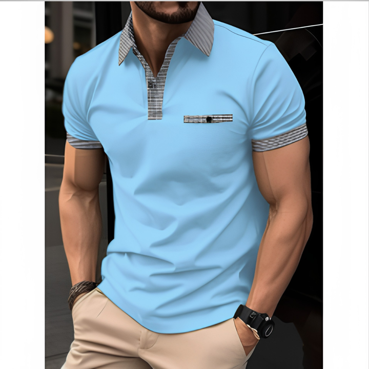 Werner | Elegantes Poloshirt mit Kontrastkragen
