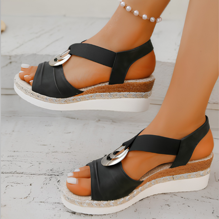 Mathilda | Elegante Keil-Sandalen