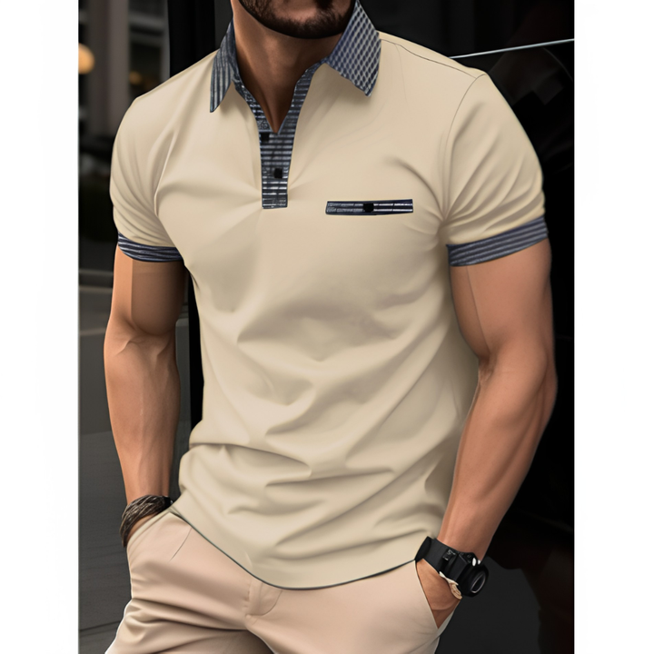 Werner | Elegantes Poloshirt mit Kontrastkragen