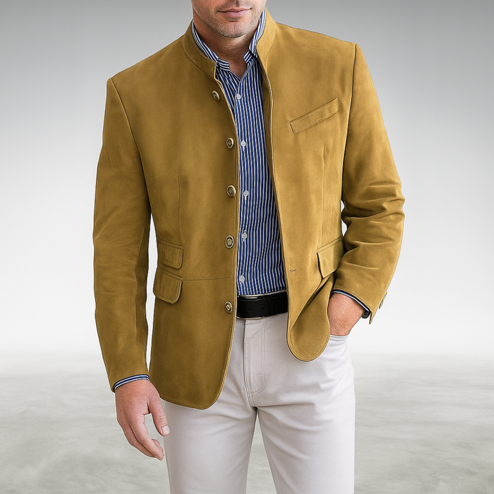 Klaus | Eleganter Stehkragen-Sakko