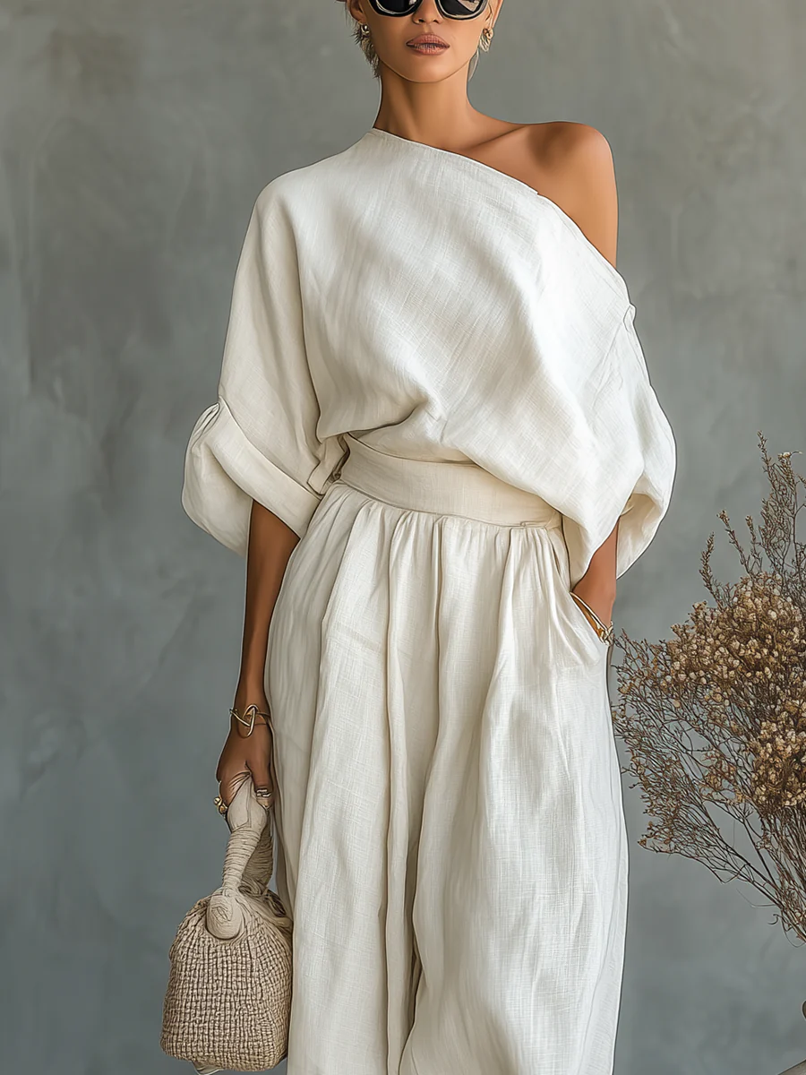 Liselotte | Eleganter Schulterfreier Zweiteiler