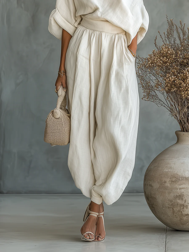 Liselotte | Eleganter Schulterfreier Zweiteiler