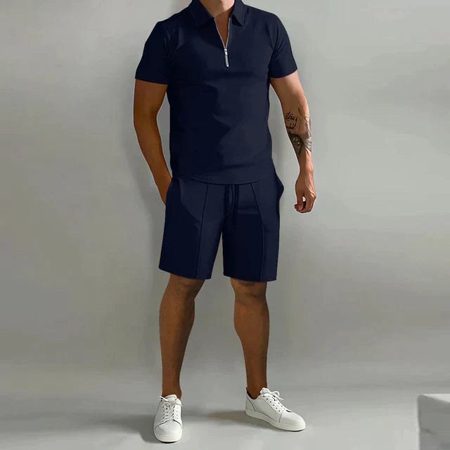 Florian | Elegantes Polo- und Shorts-Set