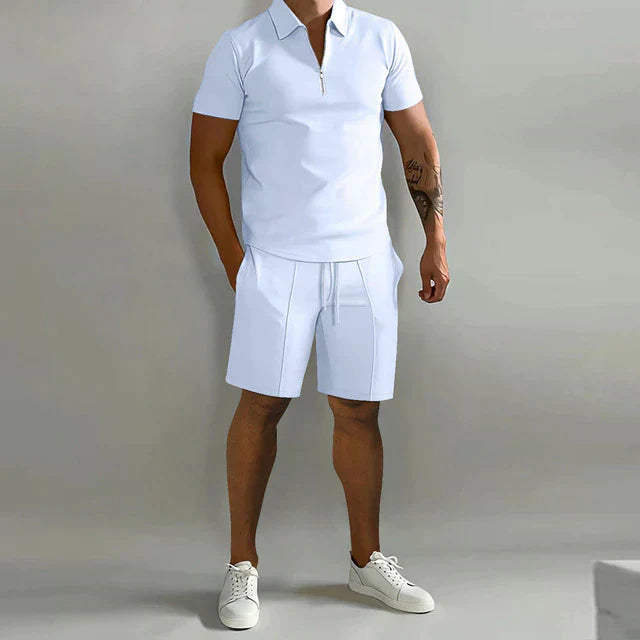 Florian | Elegantes Polo- und Shorts-Set