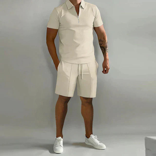 Florian | Elegantes Polo- und Shorts-Set