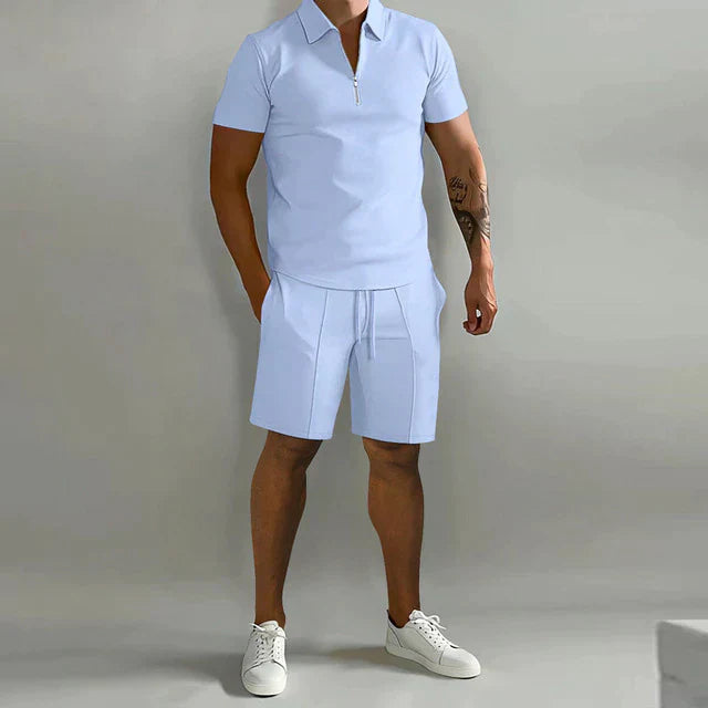 Florian | Elegantes Polo- und Shorts-Set