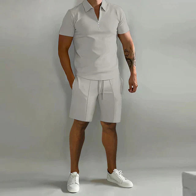 Florian | Elegantes Polo- und Shorts-Set