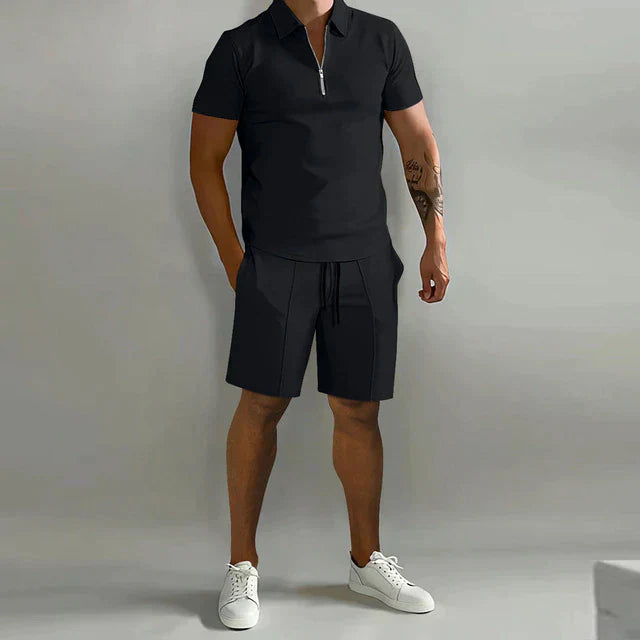 Florian | Elegantes Polo- und Shorts-Set