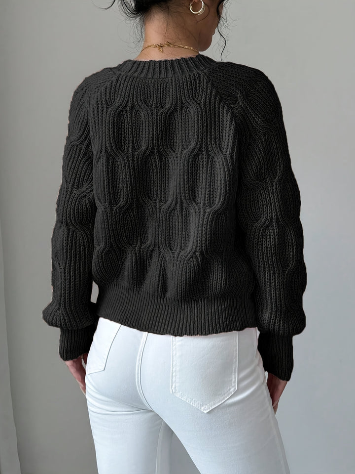 Editha | Zarte Schleifen-Strickjacke