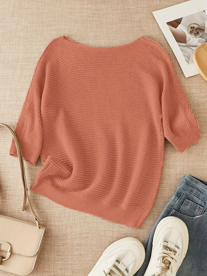 Heidrun | Lockerer Strickpullover