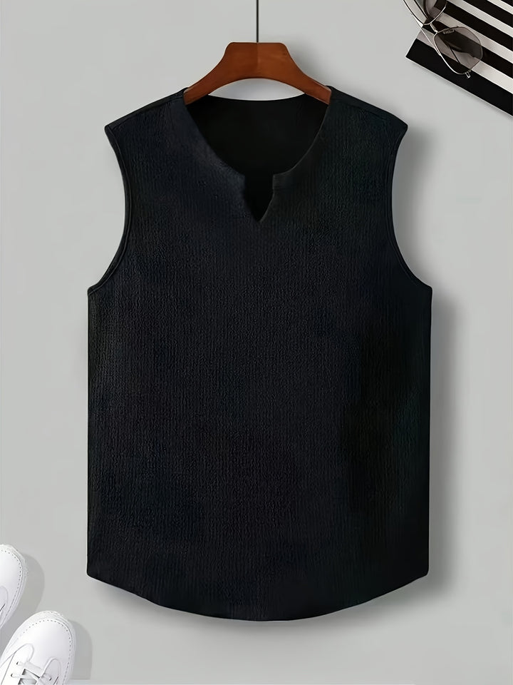 Tilman | Lässiges Ärmelloses Tanktop