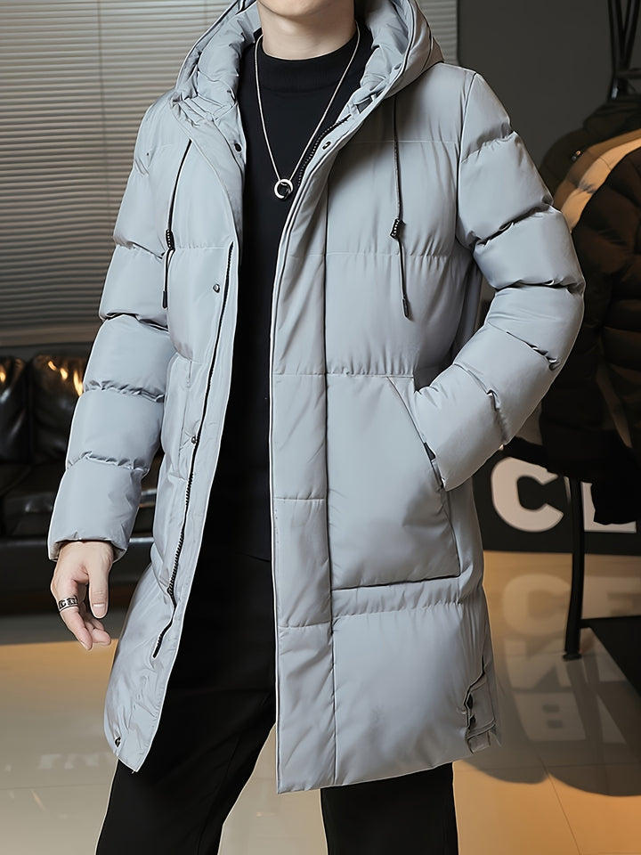 Valentin | Langer Kapuzen-Parka mit Wärmefütterung