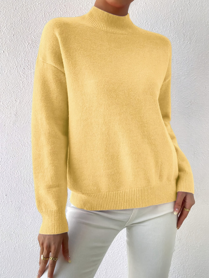 Thekla | Eleganter Stehkragen-Pullover
