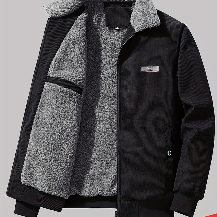 Volker | Wärmende Winterjacke mit Stehkragen